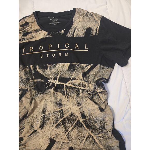 Twenty4 Original Tee Men Tropical Storm Sz L 100% Cotton Travel Retro - Picture 5 of 7